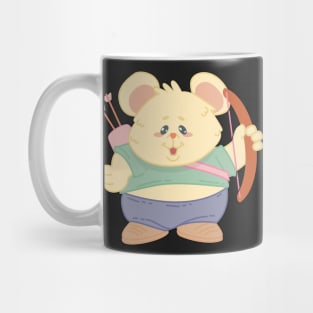 Archery Cute Hamster Rat Player - Girl Kids gift print Mug